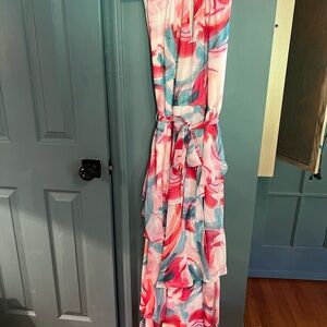 TAHARI Multicolor Maxi Dress